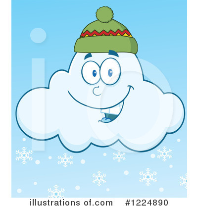Royalty-Free (RF) Cloud Clipart Illustration by Hit Toon - Stock Sample #1224890