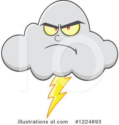 Royalty-Free (RF) Cloud Clipart Illustration by Hit Toon - Stock Sample #1224893