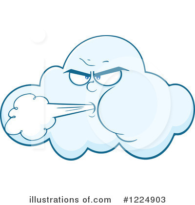 Royalty-Free (RF) Cloud Clipart Illustration by Hit Toon - Stock Sample #1224903