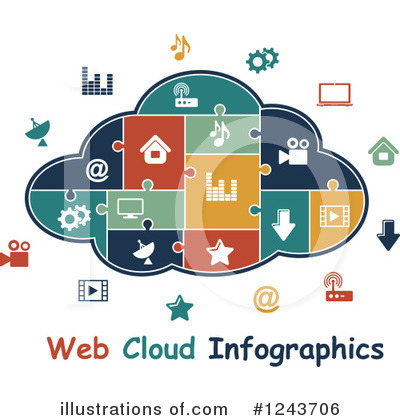 Cloud Computing Clipart #1243706 by Vector Tradition SM