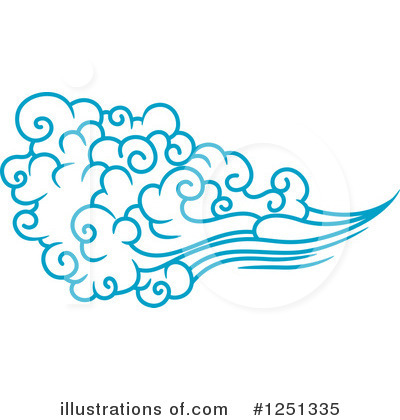 Royalty-Free (RF) Cloud Clipart Illustration by Vector Tradition SM - Stock Sample #1251335