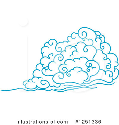 Royalty-Free (RF) Cloud Clipart Illustration by Vector Tradition SM - Stock Sample #1251336