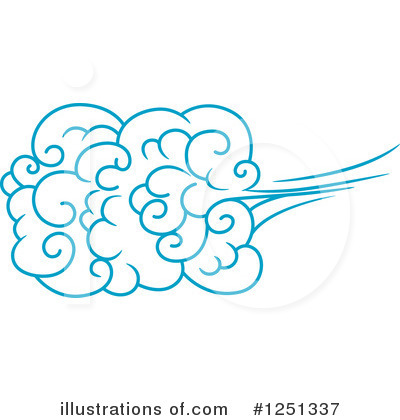 Royalty-Free (RF) Cloud Clipart Illustration by Vector Tradition SM - Stock Sample #1251337