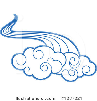Royalty-Free (RF) Cloud Clipart Illustration by Vector Tradition SM - Stock Sample #1287221