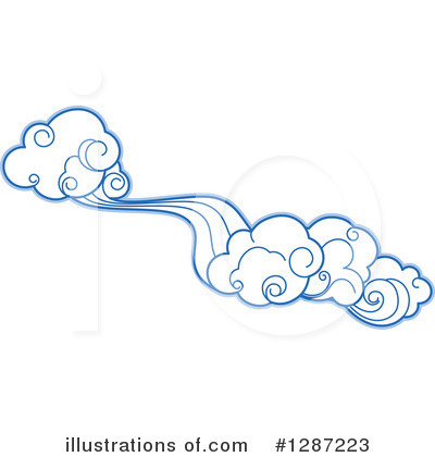 Royalty-Free (RF) Cloud Clipart Illustration by Vector Tradition SM - Stock Sample #1287223