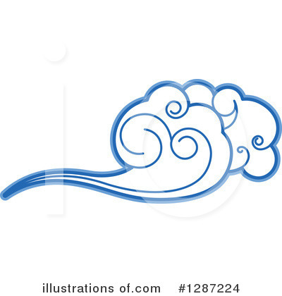 Royalty-Free (RF) Cloud Clipart Illustration by Vector Tradition SM - Stock Sample #1287224