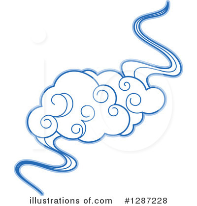 Royalty-Free (RF) Cloud Clipart Illustration by Vector Tradition SM - Stock Sample #1287228