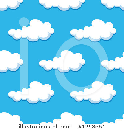 Royalty-Free (RF) Cloud Clipart Illustration by Vector Tradition SM - Stock Sample #1293551