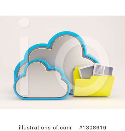 Royalty-Free (RF) Cloud Clipart Illustration by KJ Pargeter - Stock Sample #1308616