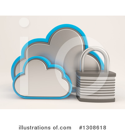Royalty-Free (RF) Cloud Clipart Illustration by KJ Pargeter - Stock Sample #1308618