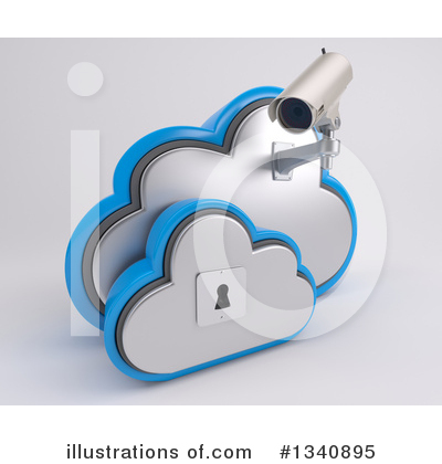 Royalty-Free (RF) Cloud Clipart Illustration by KJ Pargeter - Stock Sample #1340895