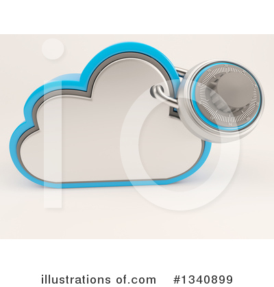 Royalty-Free (RF) Cloud Clipart Illustration by KJ Pargeter - Stock Sample #1340899