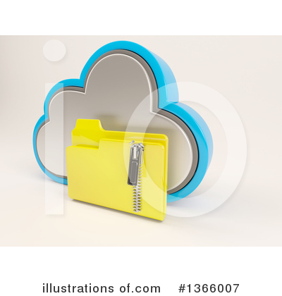 Royalty-Free (RF) Cloud Clipart Illustration by KJ Pargeter - Stock Sample #1366007