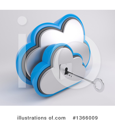 Royalty-Free (RF) Cloud Clipart Illustration by KJ Pargeter - Stock Sample #1366009
