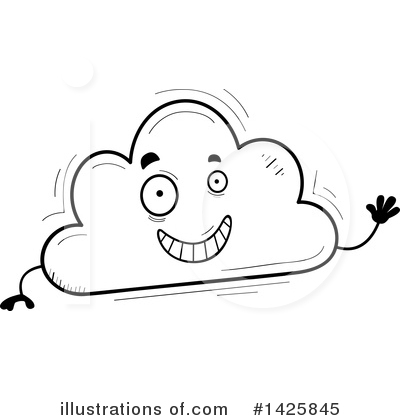 Royalty-Free (RF) Cloud Clipart Illustration by Cory Thoman - Stock Sample #1425845