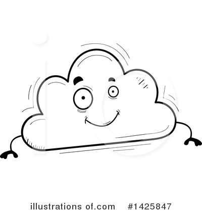 Royalty-Free (RF) Cloud Clipart Illustration by Cory Thoman - Stock Sample #1425847