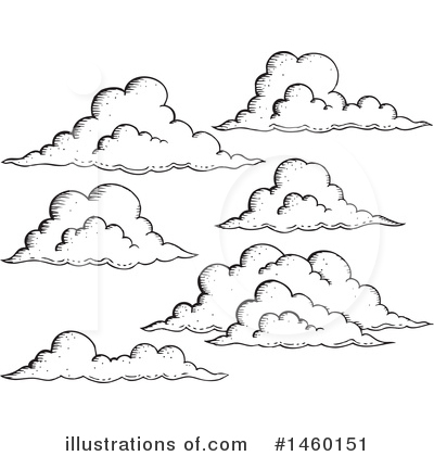 Royalty-Free (RF) Cloud Clipart Illustration by visekart - Stock Sample #1460151