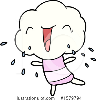 Royalty-Free (RF) Cloud Clipart Illustration by lineartestpilot - Stock Sample #1579794