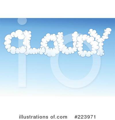 Royalty-Free (RF) Cloud Clipart Illustration by yayayoyo - Stock Sample #223971