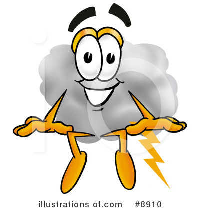 Royalty-Free (RF) Cloud Clipart Illustration by Mascot Junction - Stock Sample #8910