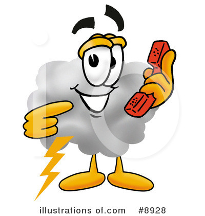 Royalty-Free (RF) Cloud Clipart Illustration by Mascot Junction - Stock Sample #8928