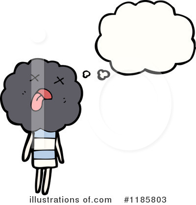 Royalty-Free (RF) Cloud Person Clipart Illustration by lineartestpilot - Stock Sample #1185803