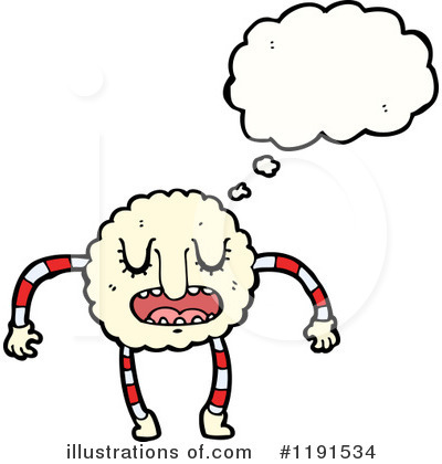 Royalty-Free (RF) Cloud Person Clipart Illustration by lineartestpilot - Stock Sample #1191534