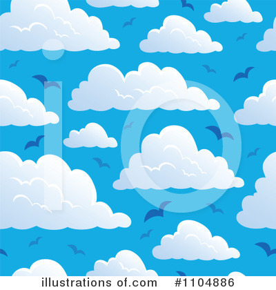 Royalty-Free (RF) Clouds Clipart Illustration by visekart - Stock Sample #1104886