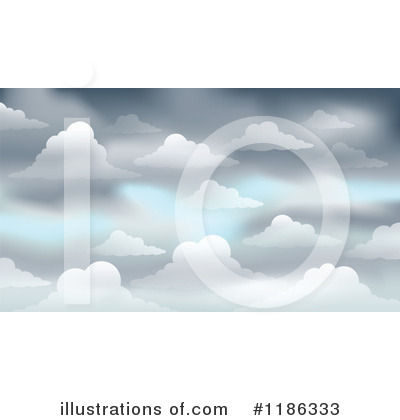 Royalty-Free (RF) Clouds Clipart Illustration by visekart - Stock Sample #1186333