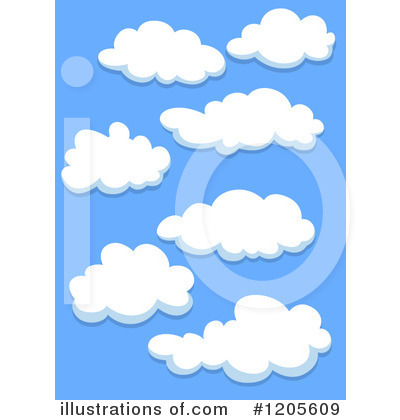 Royalty-Free (RF) Clouds Clipart Illustration by Vector Tradition SM - Stock Sample #1205609