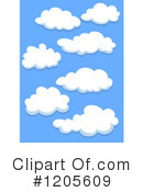 Clouds Clipart #1205609 by Vector Tradition SM