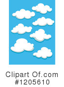 Clouds Clipart #1205610 by Vector Tradition SM