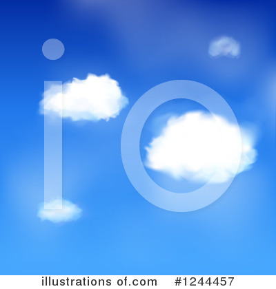 Royalty-Free (RF) Clouds Clipart Illustration by elaineitalia - Stock Sample #1244457