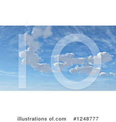 Royalty-Free (RF) Clouds Clipart Illustration by KJ Pargeter - Stock Sample #1248777
