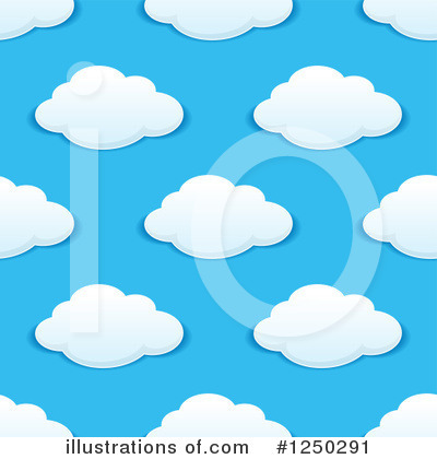 Royalty-Free (RF) Clouds Clipart Illustration by Vector Tradition SM - Stock Sample #1250291