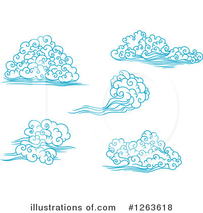 Royalty-Free (RF) Clouds Clipart Illustration by Vector Tradition SM - Stock Sample #1263618
