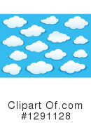 Clouds Clipart #1291128 by Vector Tradition SM