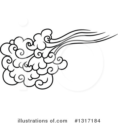 Royalty-Free (RF) Clouds Clipart Illustration by Vector Tradition SM - Stock Sample #1317184