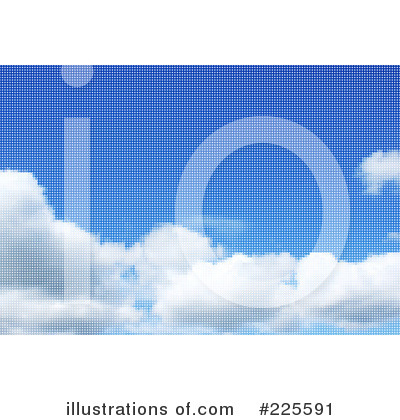 Royalty-Free (RF) Clouds Clipart Illustration by KJ Pargeter - Stock Sample #225591