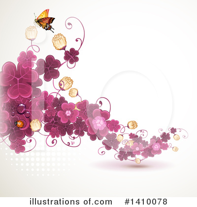 Royalty-Free (RF) Clover Clipart Illustration by merlinul - Stock Sample #1410078