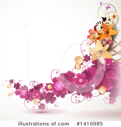 Royalty-Free (RF) Clover Clipart Illustration by merlinul - Stock Sample #1410085