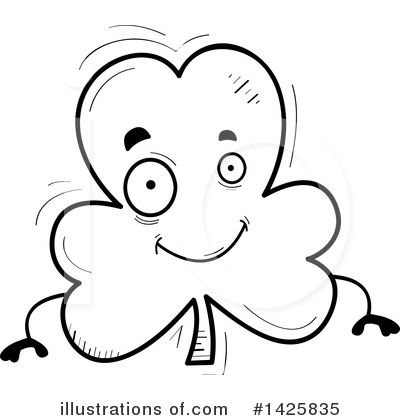 Royalty-Free (RF) Clover Clipart Illustration by Cory Thoman - Stock Sample #1425835