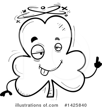 Royalty-Free (RF) Clover Clipart Illustration by Cory Thoman - Stock Sample #1425840