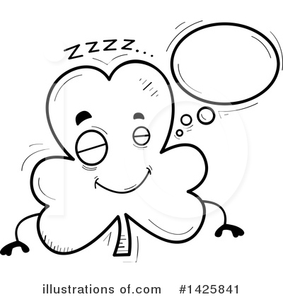 Royalty-Free (RF) Clover Clipart Illustration by Cory Thoman - Stock Sample #1425841
