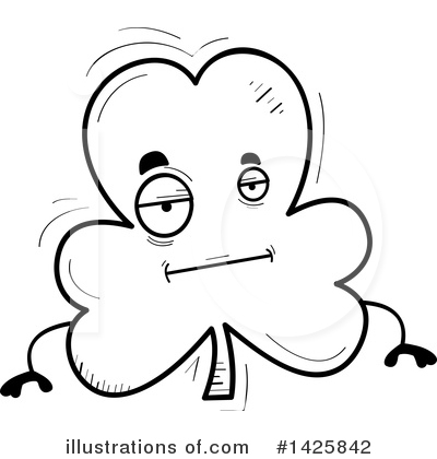 Royalty-Free (RF) Clover Clipart Illustration by Cory Thoman - Stock Sample #1425842