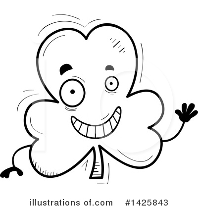 Royalty-Free (RF) Clover Clipart Illustration by Cory Thoman - Stock Sample #1425843