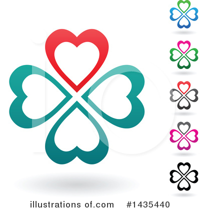 Royalty-Free (RF) Clover Clipart Illustration by cidepix - Stock Sample #1435440
