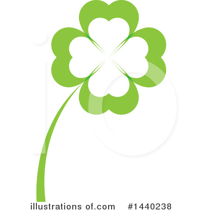 Royalty-Free (RF) Clover Clipart Illustration by ColorMagic - Stock Sample #1440238