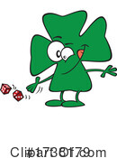 Clover Clipart #1738179 by toonaday
