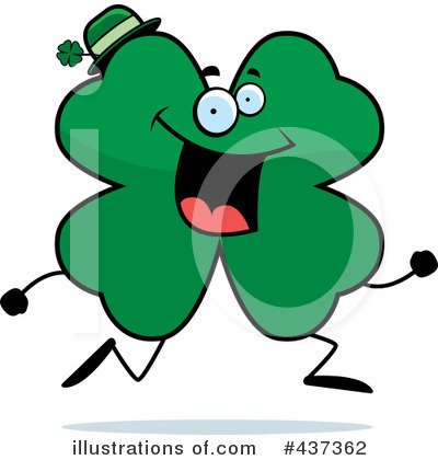 Royalty-Free (RF) Clover Clipart Illustration by Cory Thoman - Stock Sample #437362